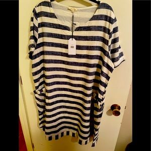 Cotton Bleu linen dress size XL